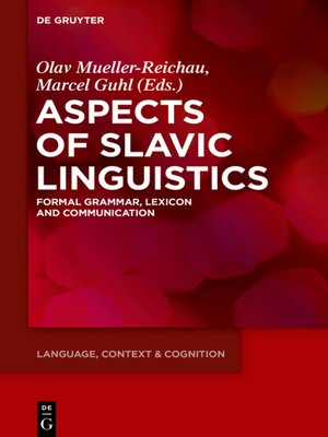 cover image of Aspects of Slavic Linguistics